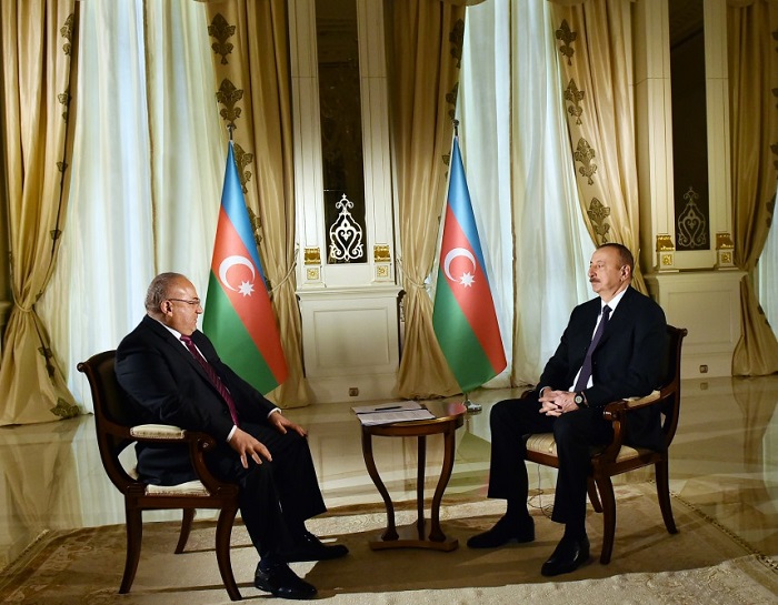 Präsident Ilham Aliyev gibt Interview mit „Al-Jazeera“